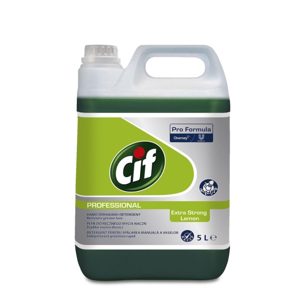 Cif Pro Formula Dishwash Extra Strong Lemon 5L - koncentrat do ręcznego mycia naczyń