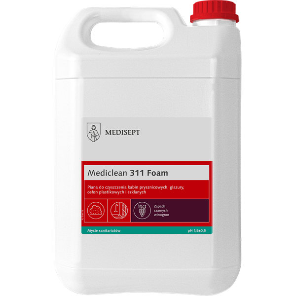 MEDICLEAN 311 Foam - Pianka do mycia łazienek 5L